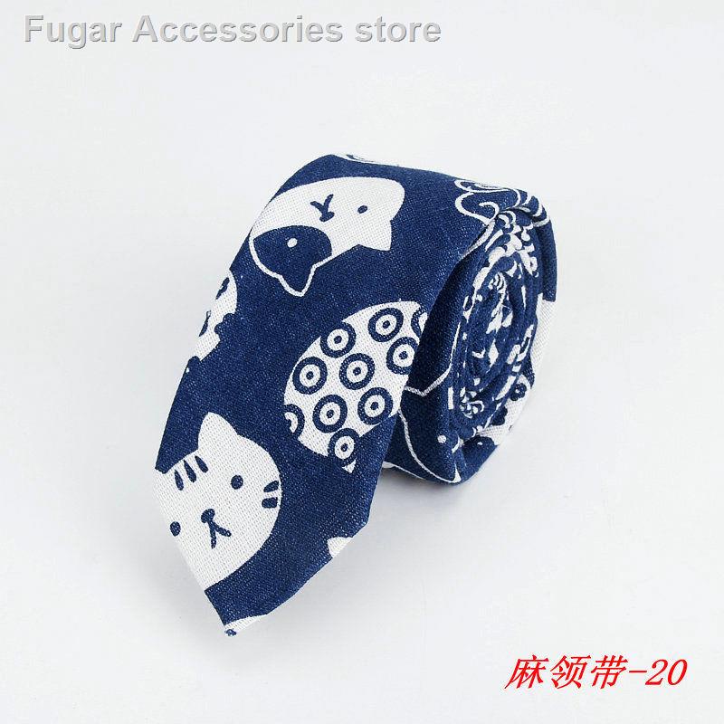 Cà vạt họa tiết hoạt hình phong cách Hàn Quốc thời trang mùa đông cho nam nữ