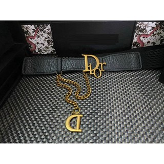 Đai váy Belt chun co giãn KÈM CHAIN D đồng Bản 4cm