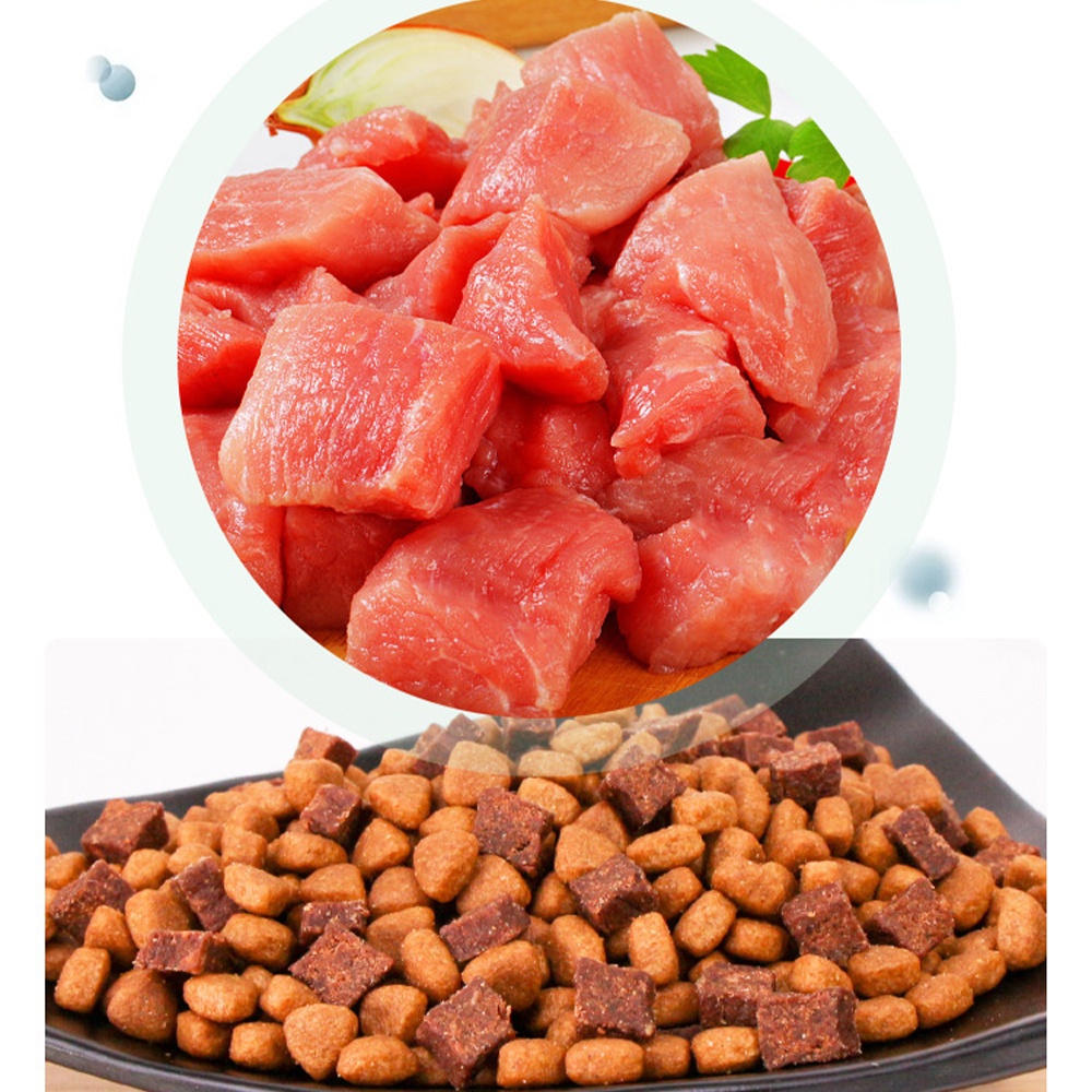 Hạt thức ăn cún cưng Captain 2 loại  trộn lẫn thịt bò, phô mai, cá hồi, rau củ