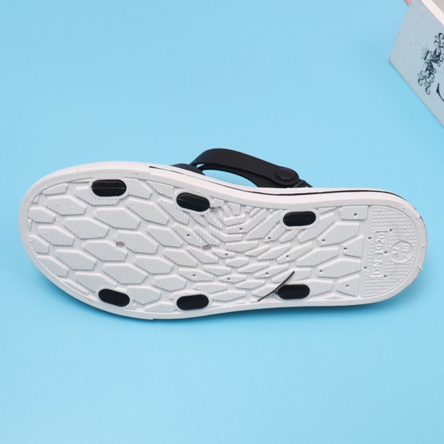 Giày dép sandals nam bít đầu cao su dẻo PVC cao cấp, size 40-45 - Lucky Girl shop
