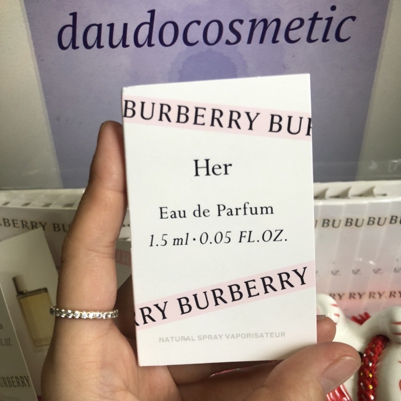 Nước hoa Burrberry Her EDP - Her Elixir De Parfum - Her London Dream - Her Blossom burberry EDT 1.5ml