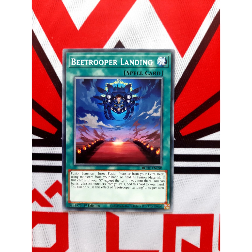 [ ĐỖ LẠC SHOP ] Thẻ Bài Yugioh Spell Beetrooper Landing - BODE-EN090 - Common 1st Edition