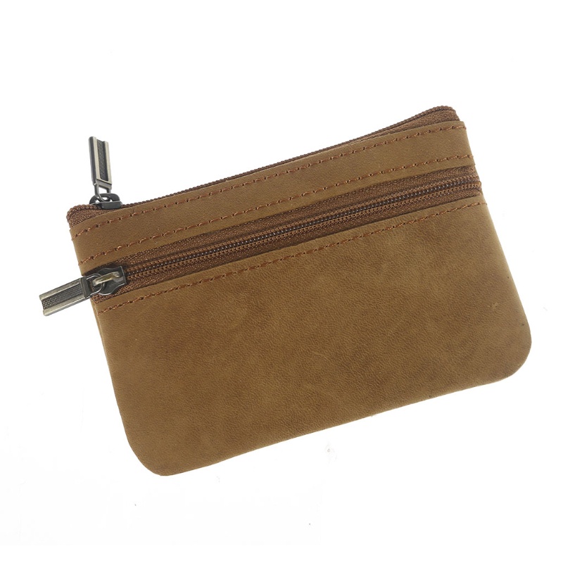 Ví Đựng Tiền Xu Khóa Kéo Tiện Lợi Cho Nam