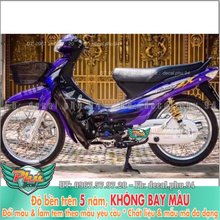 Tem rời Wave ZX Tím đen (X) -1