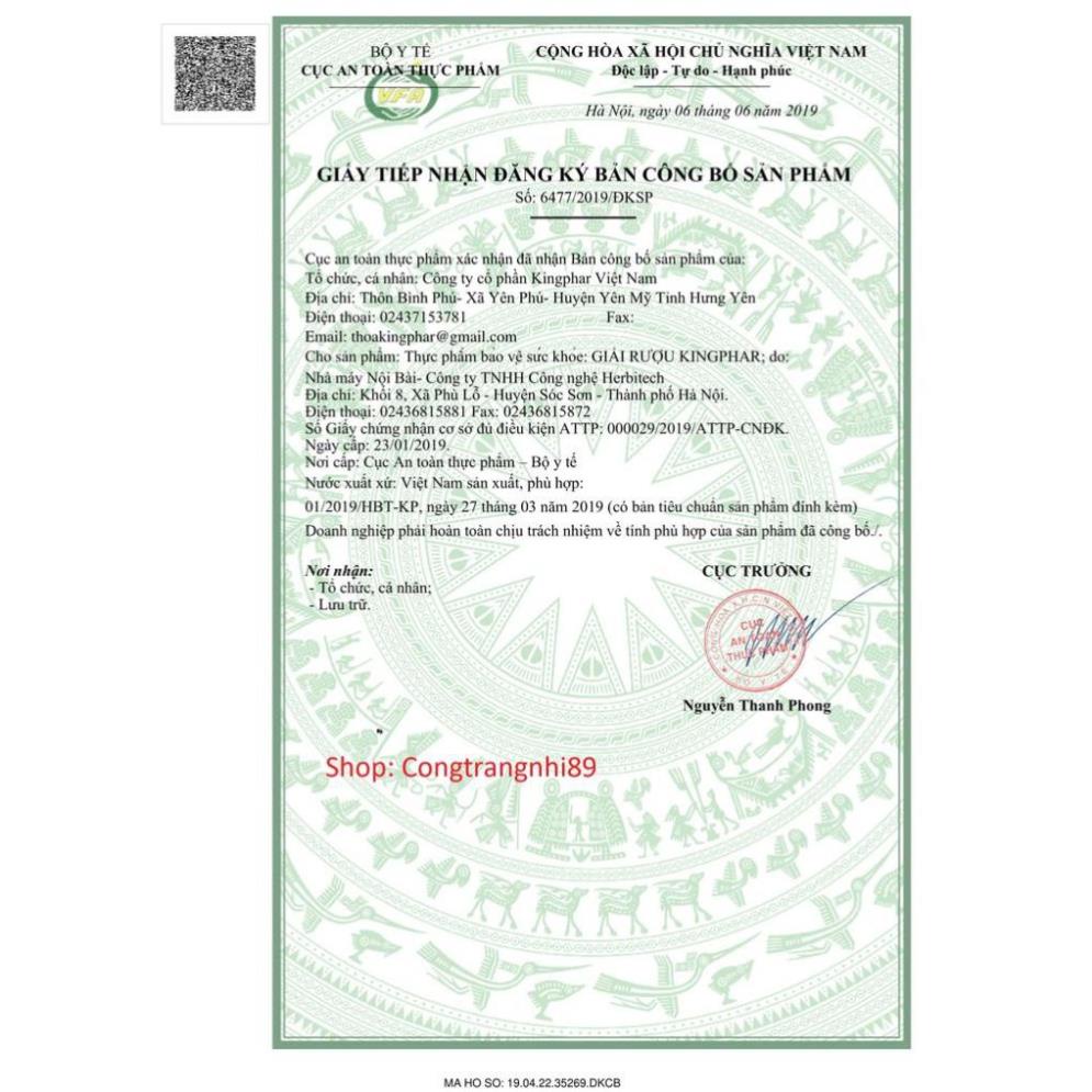 [GIÁ GỐC] Giải rượu Herbitech hỗ trợ giải rượu hộp 2 vỉ *4 viên