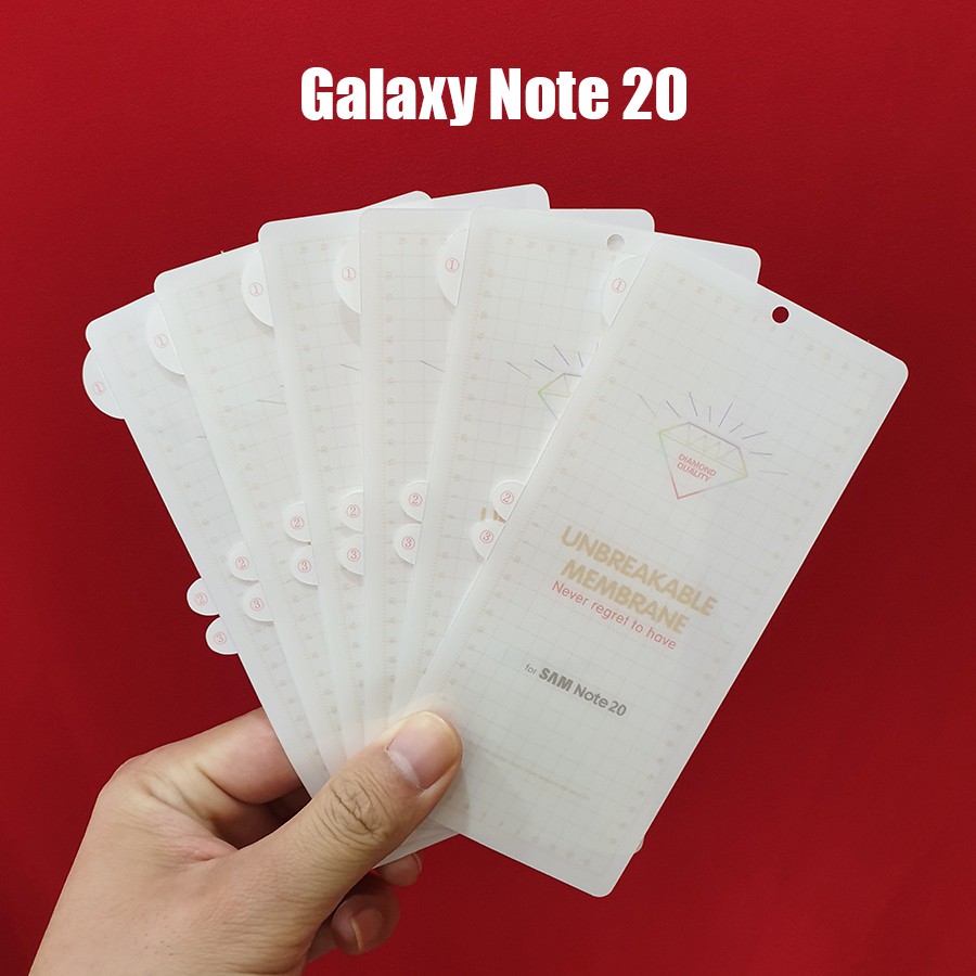 Miếng dán PPF cao cấp Galaxy Note 8 Note 9 Note 10 Note 10 Plus Note 20 Note 20 Ultra