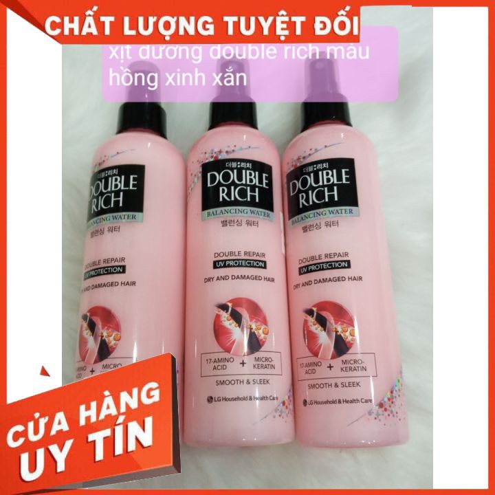 Double Rich 250ML  Xịt dưỡng tóc chăm sóc tóc  khô xơ &amp;  hư tổn hương nước hoa FREESHIP  phục hồi tóc yếu ,bảo vệ khỏe