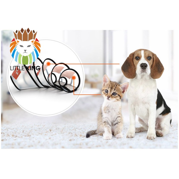 Vòng chống liếm, loa đeo cổ cho chó mèo chất liệu nhựa ABS Little King pet shop