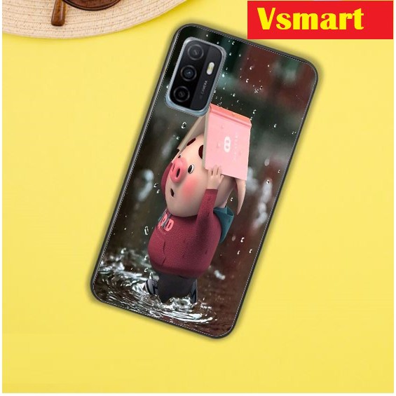 Ốp lưng dẻo TPU Vsmart Star 5 in hình Heo xinh