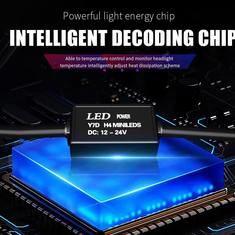 1 Đèn Pha Siêu Sáng 90W 6000k Y7D H4 H4 Chất Lượng Cao Cho Xe Hơi