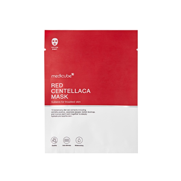 Red Centellaca Mask 1 Sheet