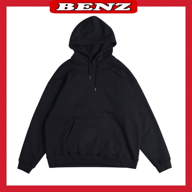 Áo hoodie nam nữ trơn có mũ from rộng uniisex chất nỉ ngoại giày dặn cao cấp phong cách Hàn Quốc BZ 009