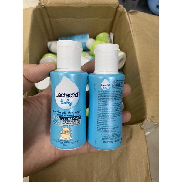 [MINI SIZE 60ml] Sữa tắm Lactacyd BB for baby- Lactacyd milky cho bé