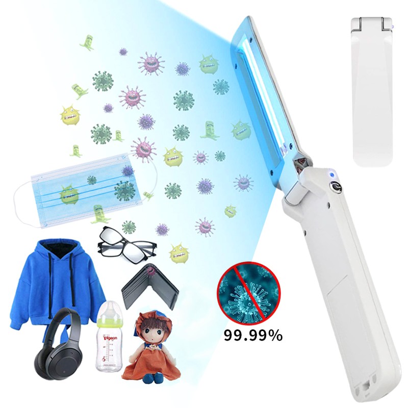 (Hàng Mới Về) Đèn Diệt Khuẩn Tia Uv Kết Nối Usb Tiện Dụng Cho Du Lịch
