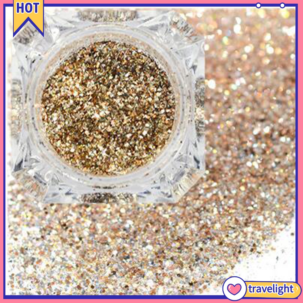 Hộp sequin lấp lánh dùng để trang trí móng nghệ thuật