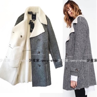 Áo dạ lông zara