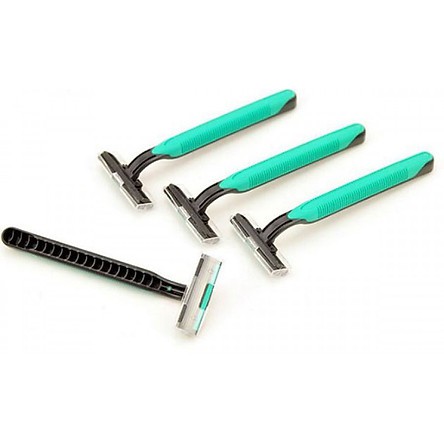 BỘ 4 CÂY DAO CẠO RÂU LOẠI 3 LƯỠI RAZORS LƯỠI DAO SẮC BÉN, THIẾT KẾ THÔNG MINH, NHỎ GỌN