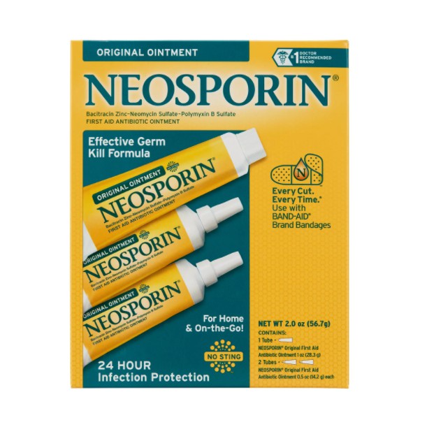 COMBO 3 HỘP KEM MỠ SÁT KHUẨN VÀ GIẢM SẸO Neosporin Original Oitment (28.3g + 2 x 14.5g)