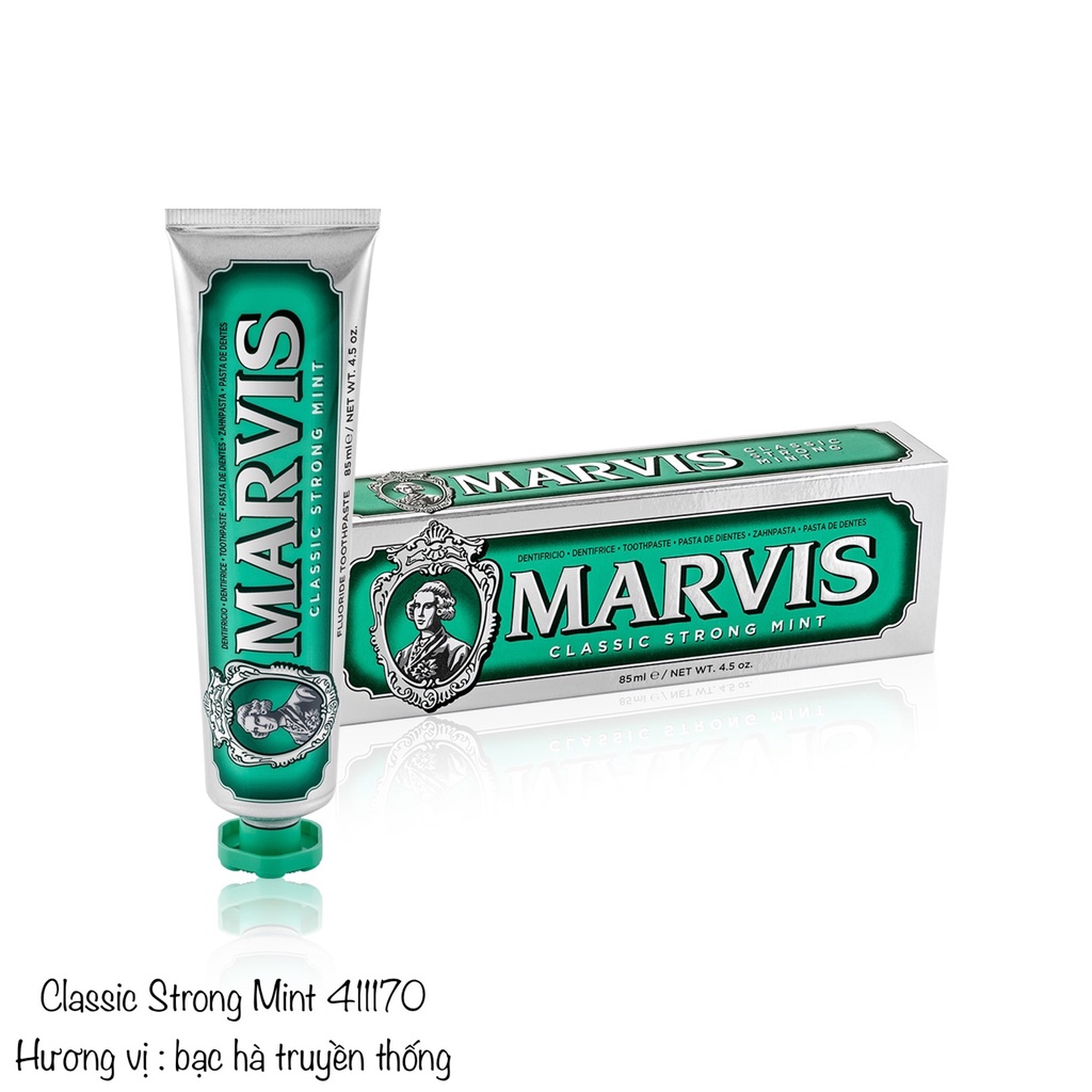 Kem đánh răng MARVIS Classic 9 hương vị 85ml