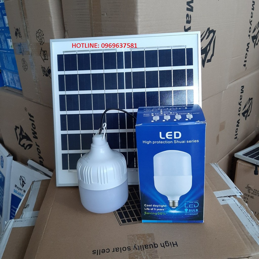 ĐÈN BÚP NĂNG LƯỢNG MẶT TRỜI 50W