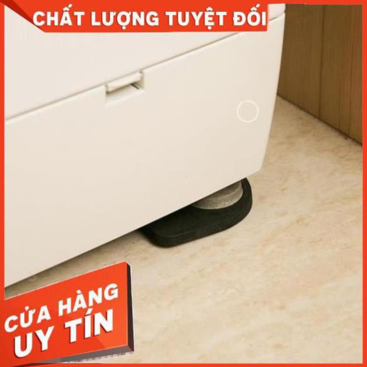 Set 4 miếng lót cao su chống rung lắc, va đập, trơn trượt cho máy giặt, tủ lạnh, bàn ghế, thiết bị điện cực kì tiện lợi