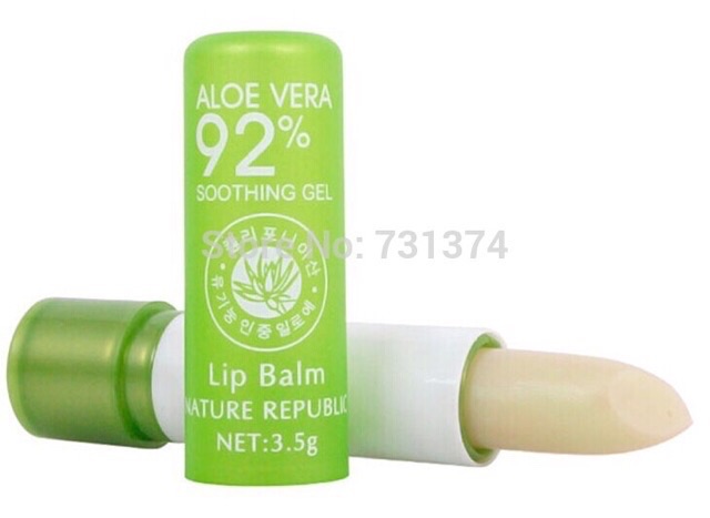 Son Dưỡng Môi Lô Hội ALOE VERA 92,Chiết Xuất 99% Từ Nha Đam (PKT.SHOP)