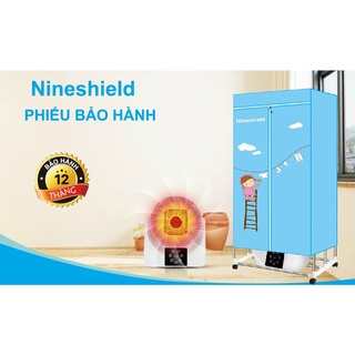 Tủ sấy quần áo cỡ lớn nineshield cao cấp có điều khiển từ xa