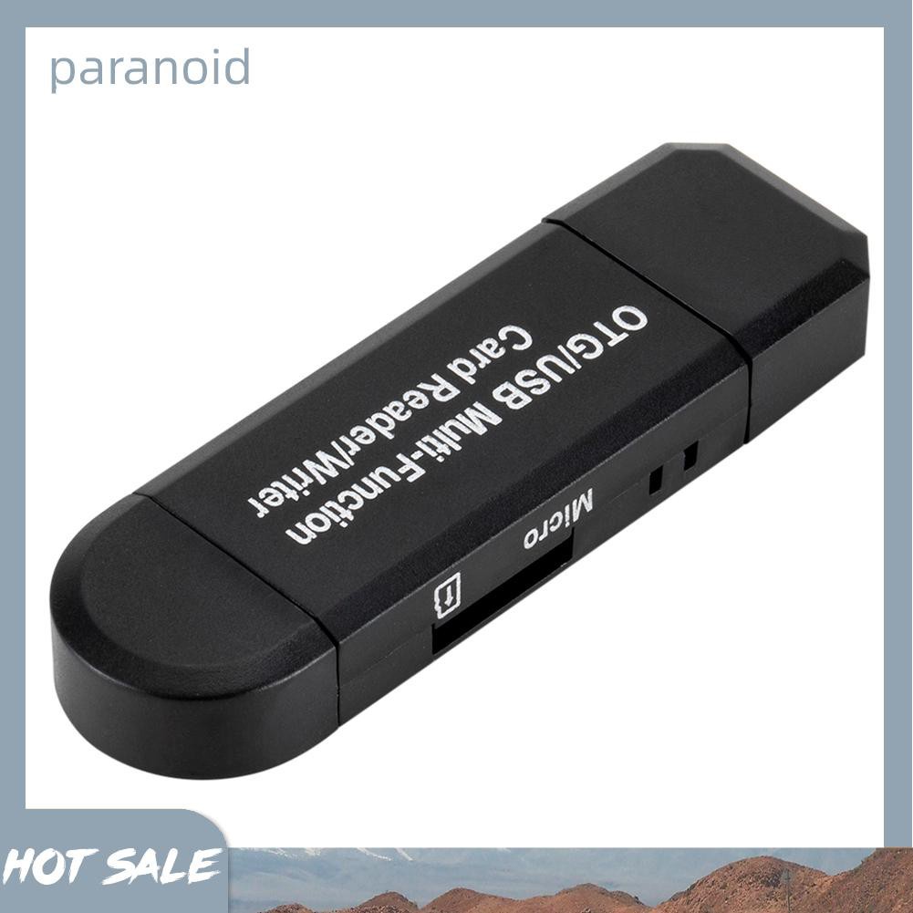 Đầu Đọc Thẻ Nhớ 2 Trong 1 OTG USB 2.0 Micro USB SD TF | BigBuy360 - bigbuy360.vn