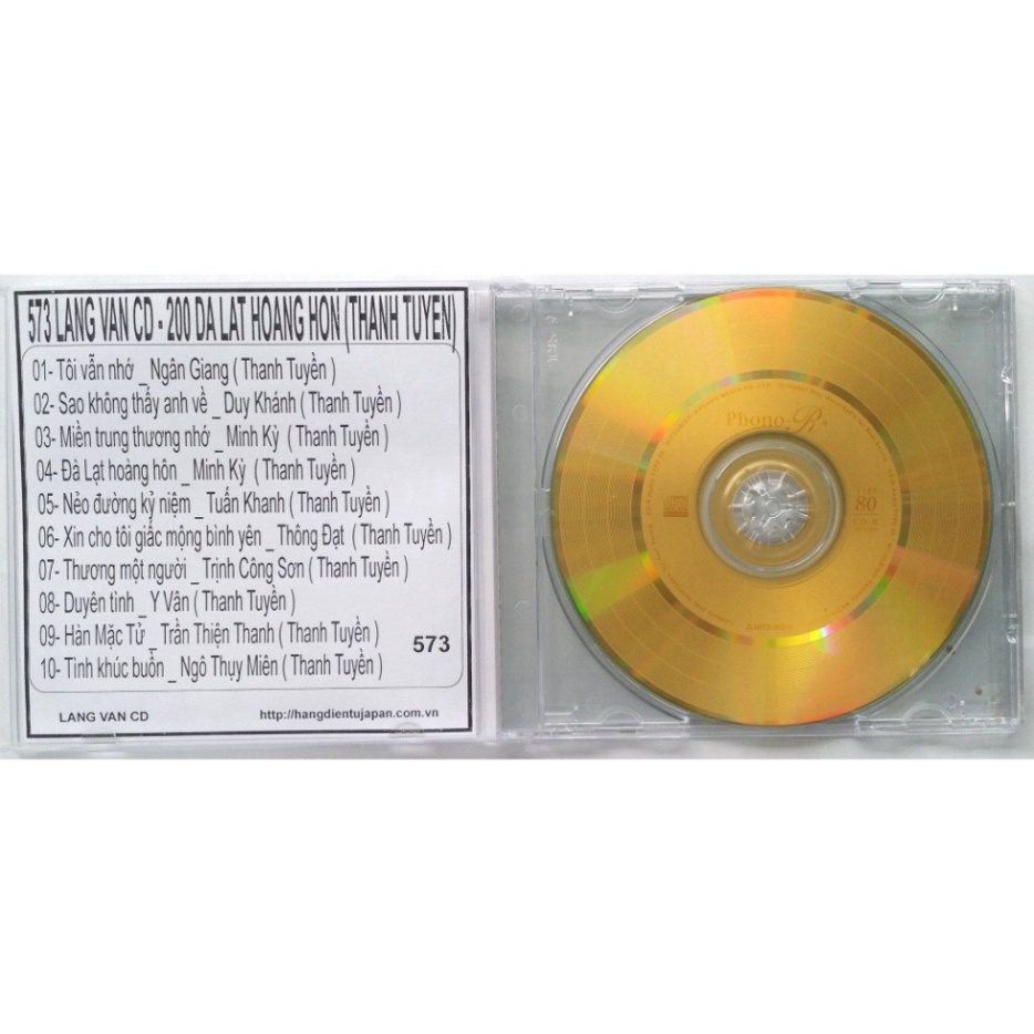 Bộ 8 CD ca sĩ Thanh Tuyền