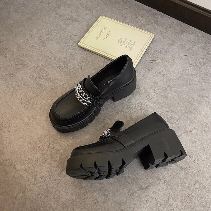 GIÀY OXFORD LOLITA XÍCH NGANG ĐẾ DÀY 6CM