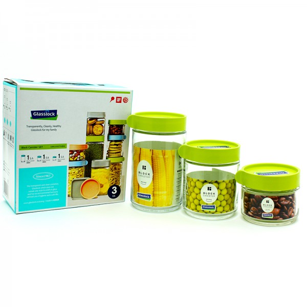 Hộp đựng các loại hạt khô, cafe, bánh, đường nắp vặn, kín hơi (IG802)