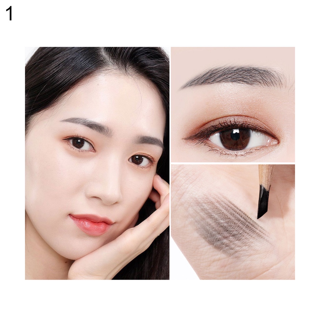 Bút Chì Kẻ Lông Mày Bằng Gỗ Tự Nhiên Lâu Trôi Không Nhòe