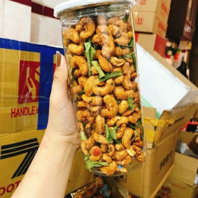 HẠT ĐIỀU TỎI ỚT🌶LOẠI NGON BAO ĂN🌶 500G