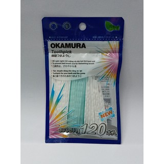Tăm nhựa OKAMURA cao cấp chất lượng Nhật Bản - Bịch 120 cây