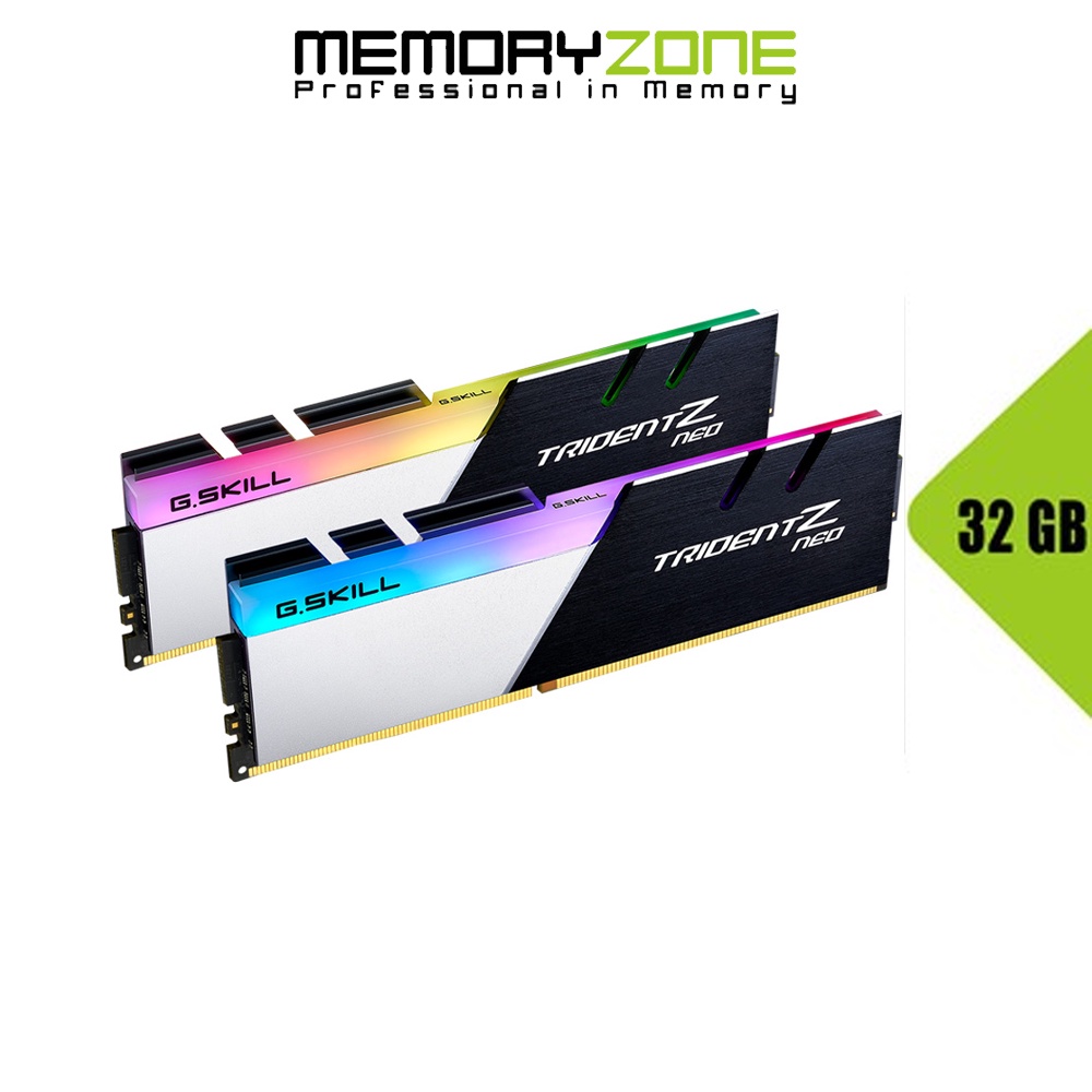 Ram PC G.SKILL Trident Z Neo 32GB 3600MHz DDR4 (16GBx2) F43600C18D32GTZN