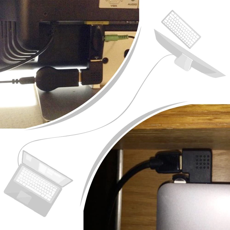 Đầu Chuyển Đổi HDMI Bẻ Góc 90 Độ Cho TV