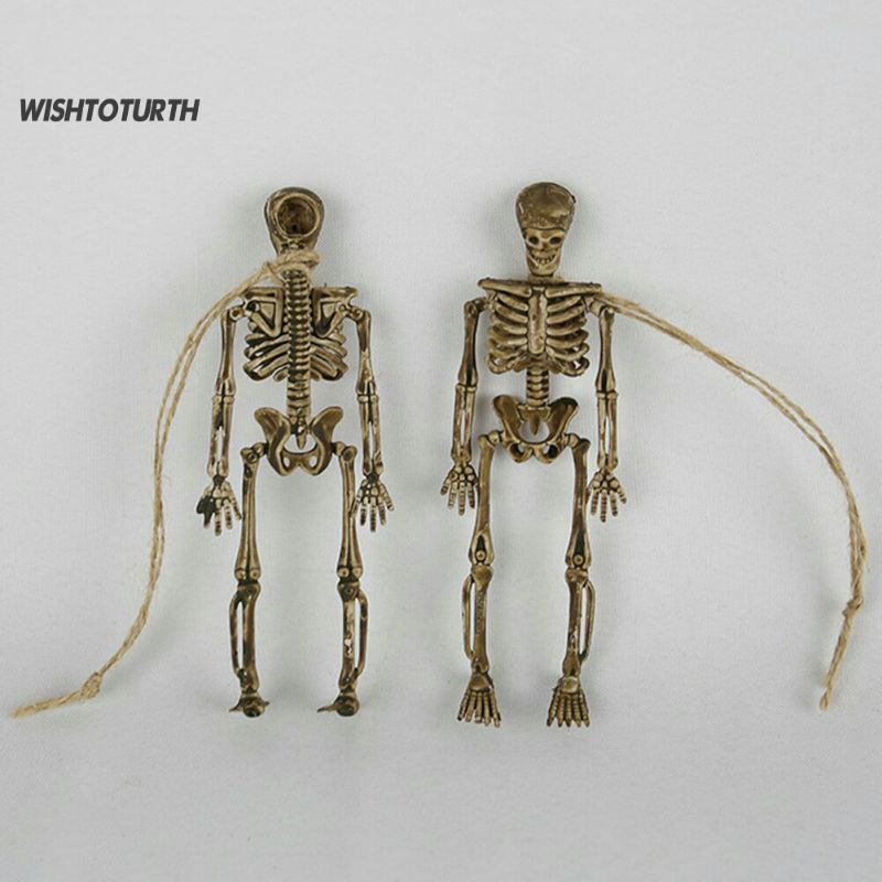 Mô hình bộ xương người bằng nhựa giả trang trí hallowen