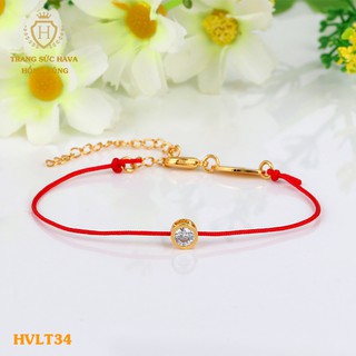 Vòng Tay Chỉ Đỏ Kim Vàng, Lắc Tay Chỉ Đỏ May Mắn - HVLT34