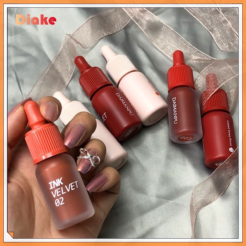 【Giao hàng ngay】 son môi trong chai nhỏ lip glaze matte với cùng một loại son môi