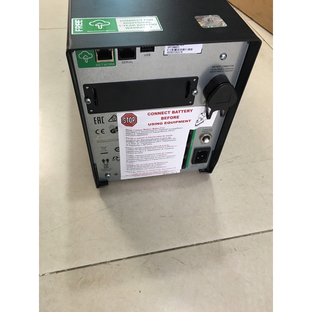 Bộ Lưu Điện UPS APC SMC1000I :1000VA CÓ ĂC QUY  bảo hành 6 tháng