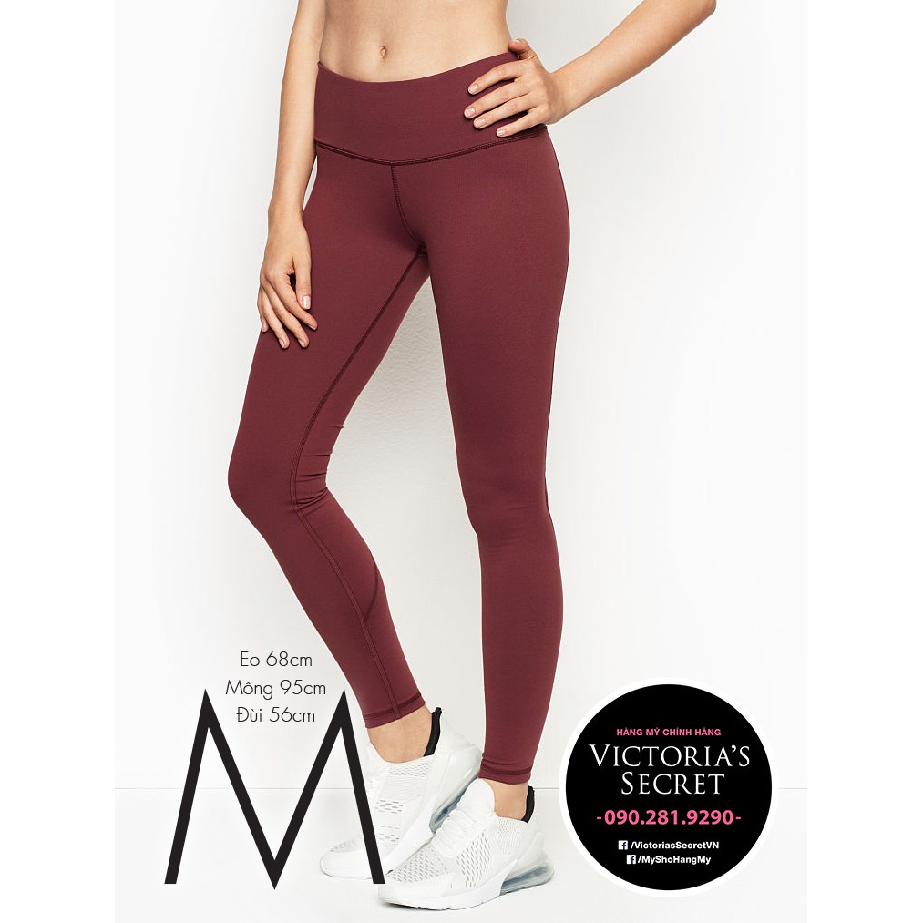 Size M, 05 - Quần Knockout Sport T.ht, đỏ mận siêu đẹp - Hàng nhập Victoria's Secret USA