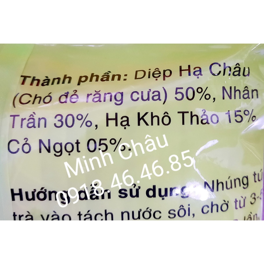 CHÍNH HÃNG TRÀ DIỆP HẠ CHÂU VĨNH TIẾN 100 GÓI