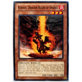 [Thẻ Yugioh] Burner, Dragon Ruler of Sparks |EN| Common
