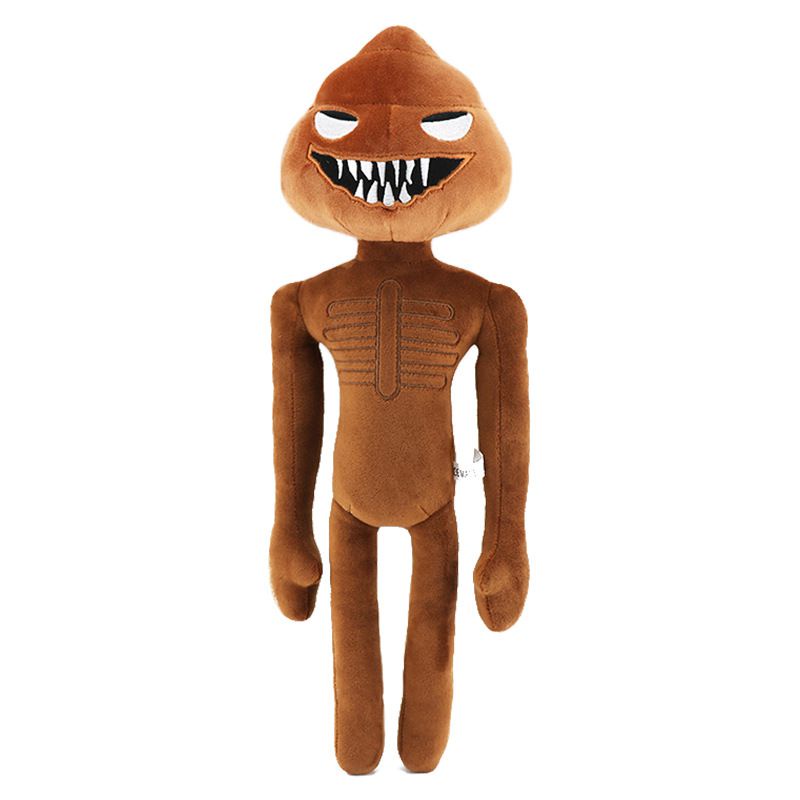 40cm Siren Head Horror Plush Toy Big Mouth Clock Poop Monster Stuffed Doll Kid Gifts