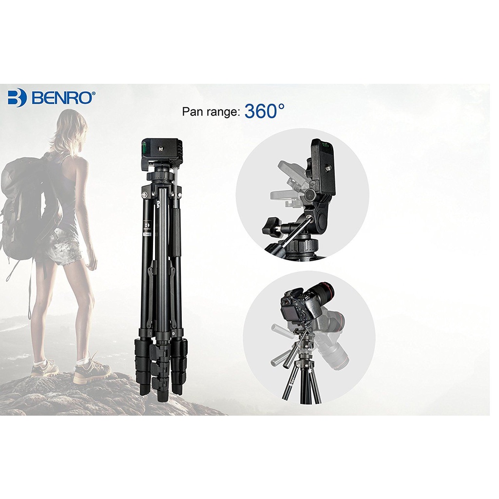 Chân Máy Ảnh Benro T560 | Hàng Chính Hãng