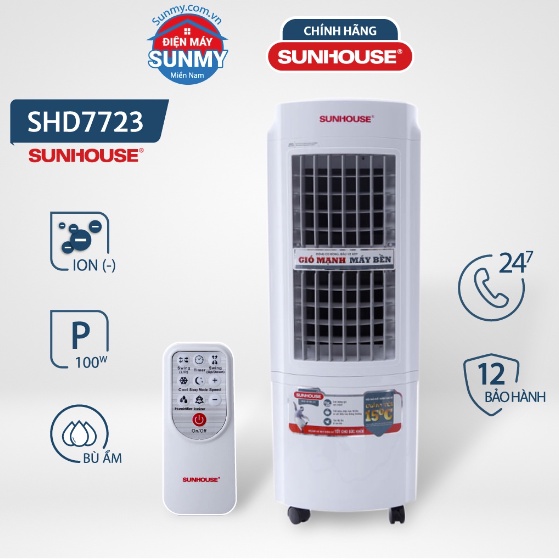Quạt điều hòa hơi nước Sunhouse SHD7723