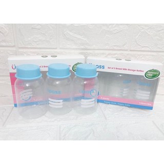 Bình trữ sữa upass.(Bộ 3 bình 125ml)
