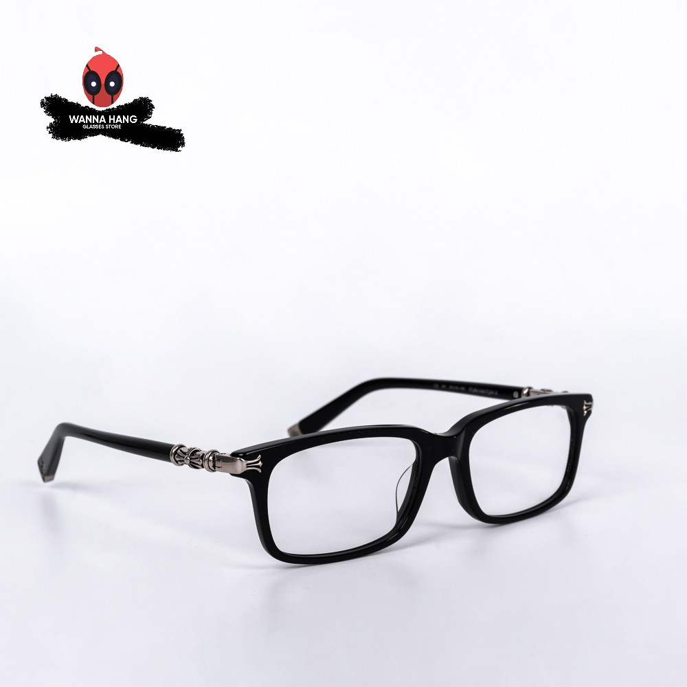 Gọng kính nhựa nam nữ đẹp cao cấp Chrome Hearts chống tia UV Wanna Hang FUN HATCH WHCH13