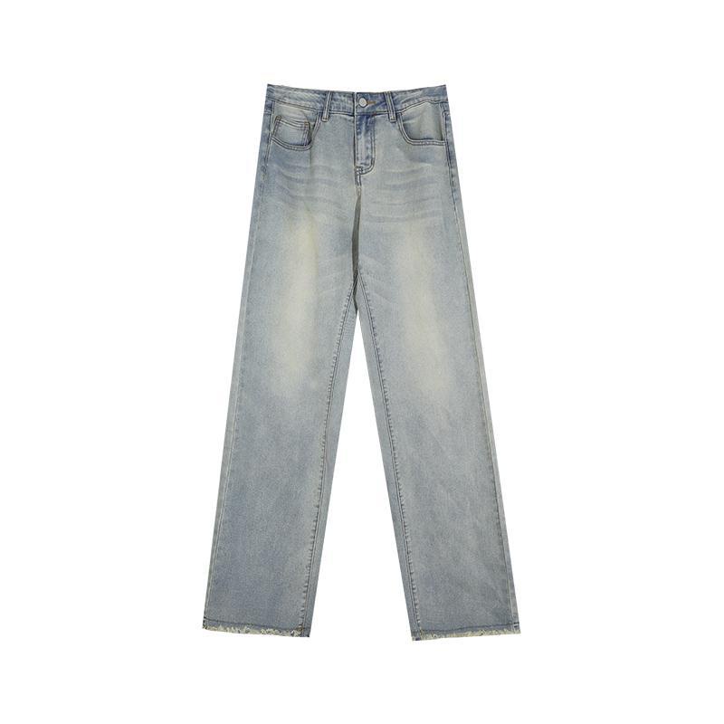 ☼☍☒Quần Jean Dài Ống Rộng Phong Cách Âu Mỹ Mẫu Mới 2022 Thời Trang Mùa Hè Cho Nữ