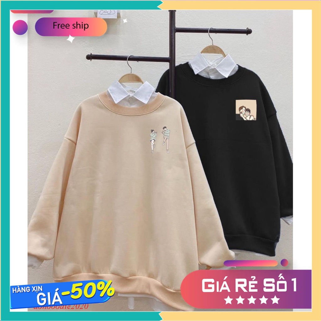 Áo hoodie nam nữ dáng rộng phong cách ovesize thu đông Hàn Quốc cá tính cho nam và nữ | BigBuy360 - bigbuy360.vn